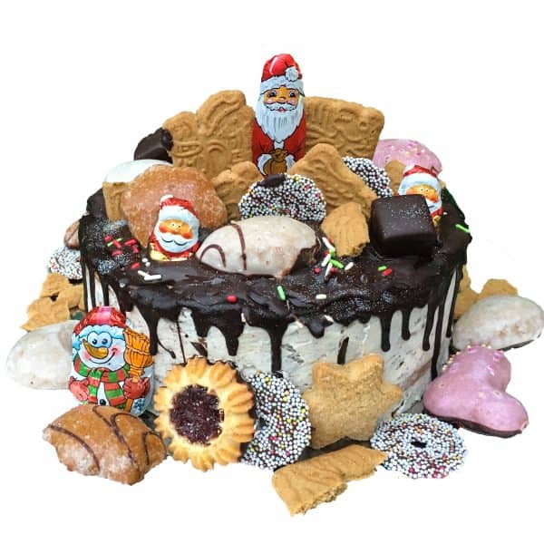 Weihnachtstorte 20cm mit Schoko-Überzug und Spekulatius